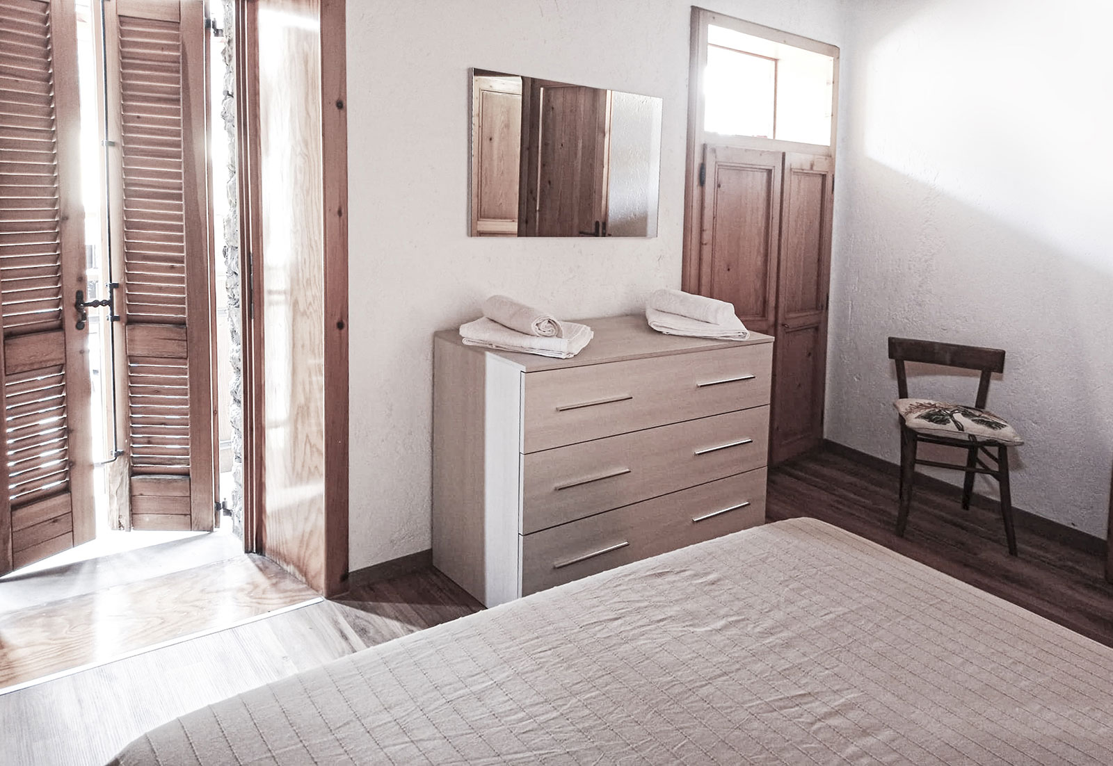 CASA di Corte Domizia - particolare della stanza matrimoniale